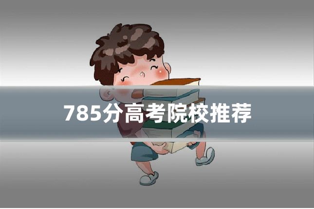 785分高考院校推荐