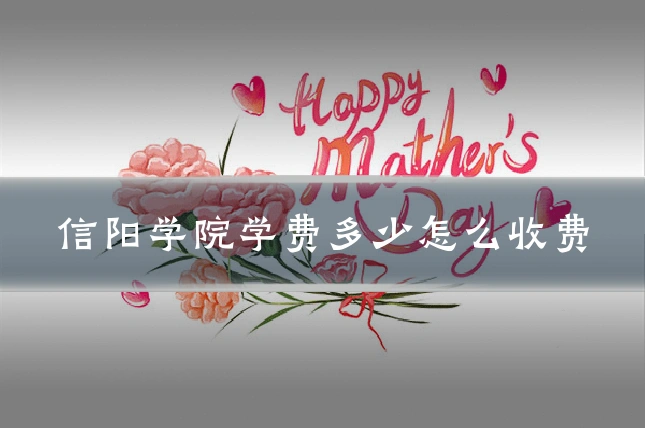 信阳学院学费多少怎么收费