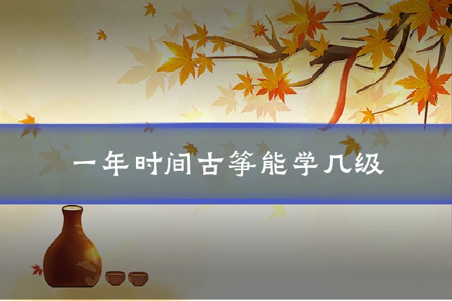 一年时间古筝能学几级
