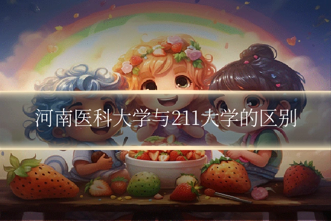 河南医科大学与211大学的区别