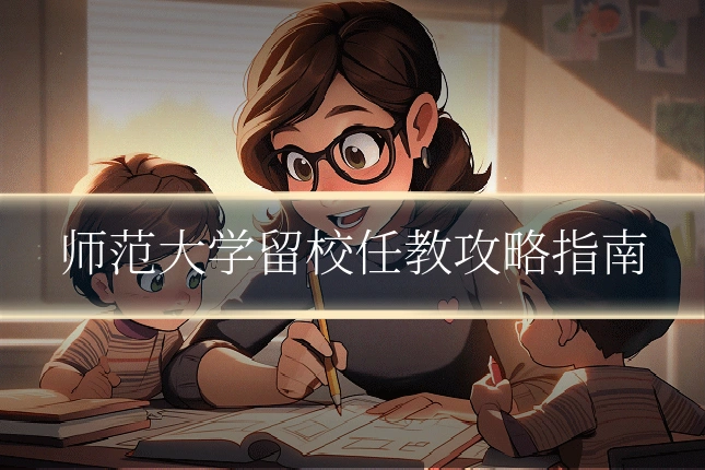 师范大学留校任教攻略指南