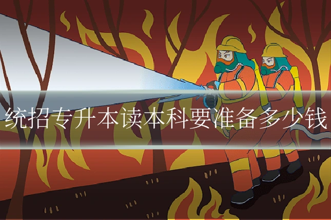统招专升本读本科要准备多少钱