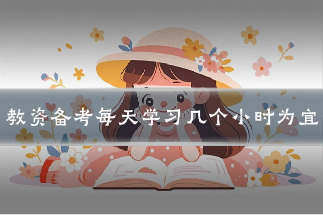 教资备考每天学习几个小时为宜