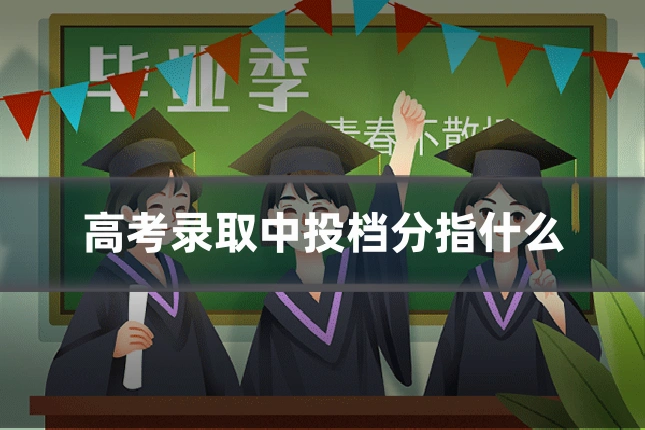 高考录取中投档分指什么
