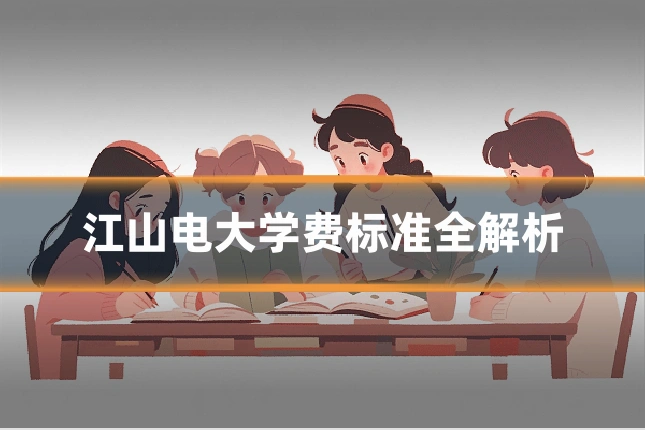 江山电大学费标准全解析