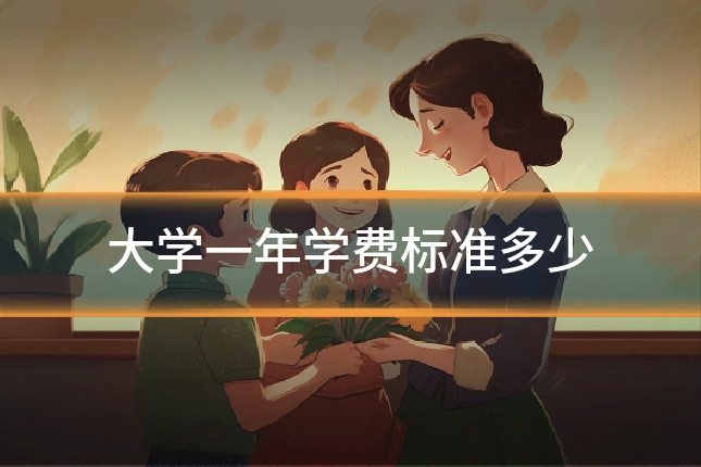 大学一年学费标准多少