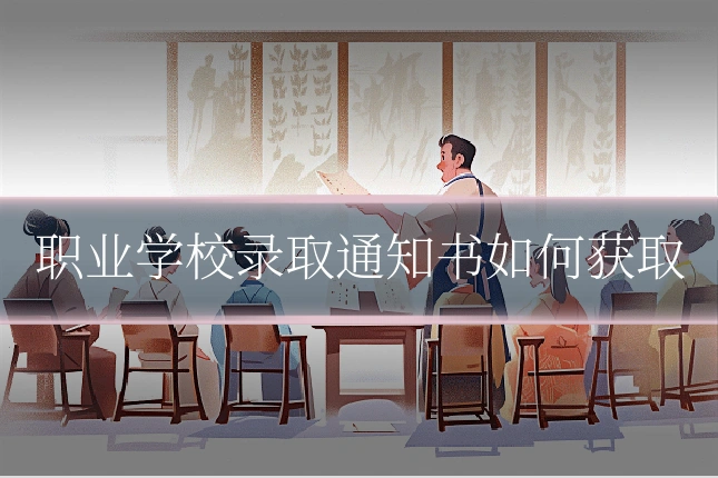 职业学校录取通知书如何获取