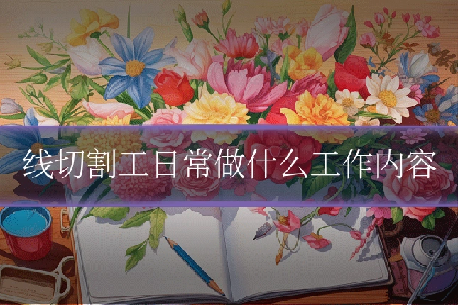 线切割工日常做什么工作内容