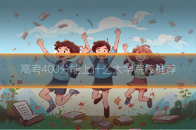 高考400分能上什么大学院校推荐
