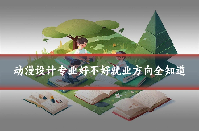 动漫设计专业好不好就业方向全知道