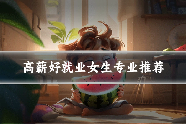 高薪好就业女生专业推荐