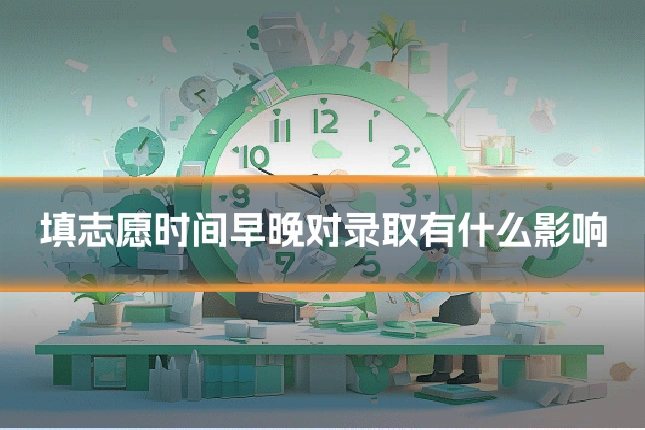 填志愿时间早晚对录取有什么影响