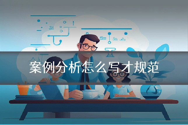 案例分析怎么写才规范