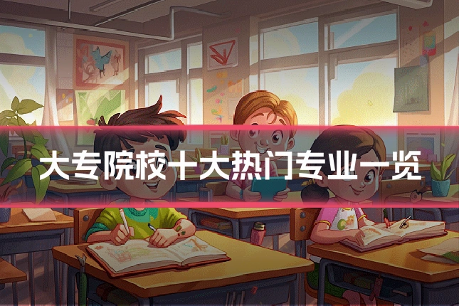 大专院校十大热门专业一览