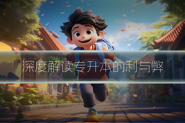 深度解读专升本的利与弊