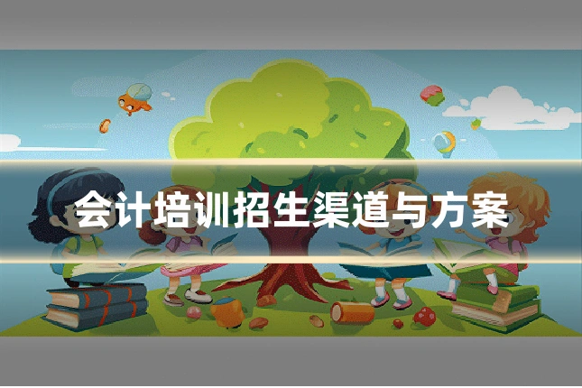 会计培训招生渠道与方案