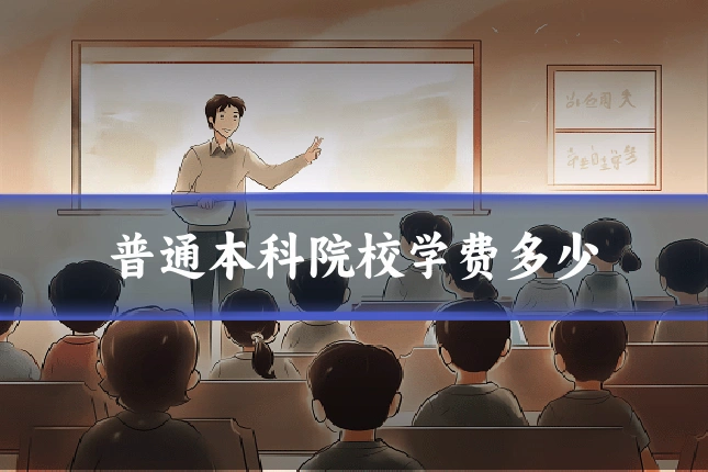 普通本科院校学费多少