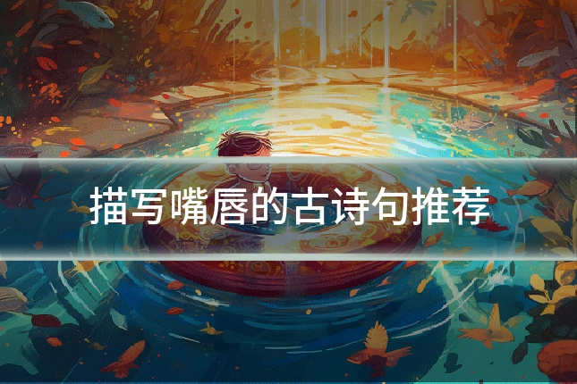 描写嘴唇的古诗句推荐