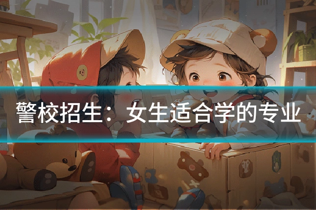 警校招生：女生适合学的专业