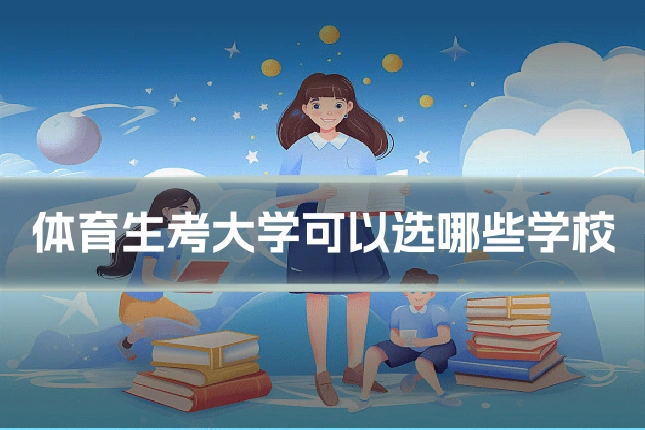 体育生考大学可以选哪些学校