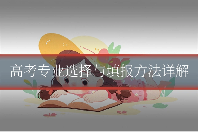高考专业选择与填报方法详解