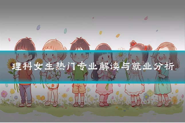 理科女生热门专业解读与就业分析