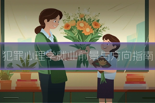 犯罪心理学就业前景与方向指南