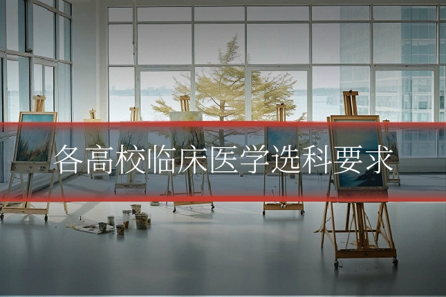 各高校临床医学选科要求