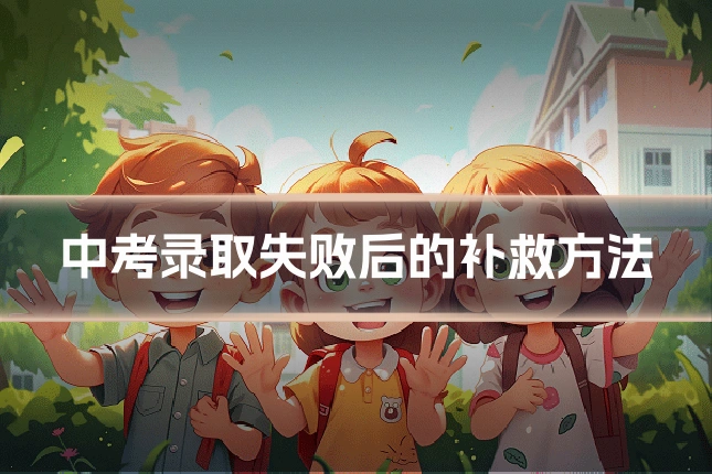 中考录取失败后的补救方法