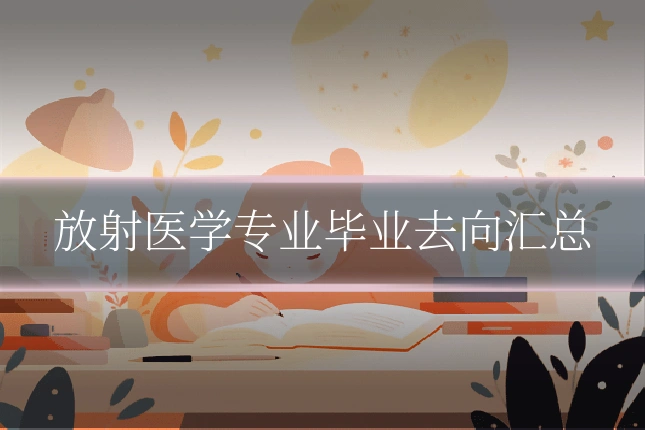 放射医学专业毕业去向汇总