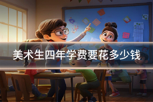 美术生四年学费要花多少钱
