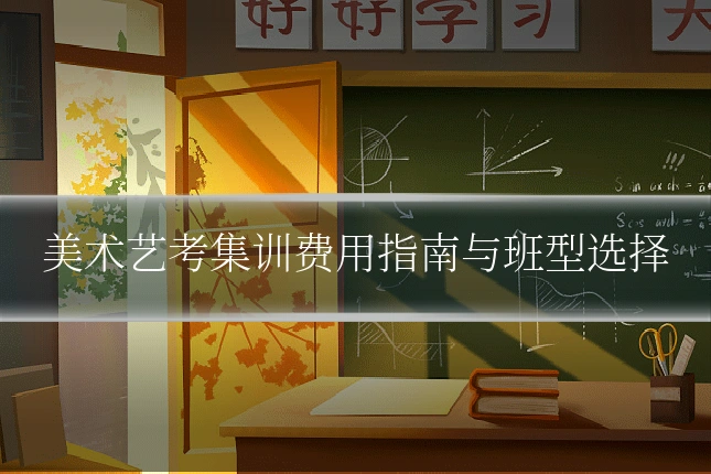 美术艺考集训费用指南与班型选择