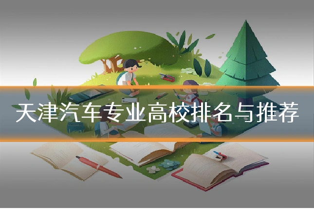 天津汽车专业高校排名与推荐