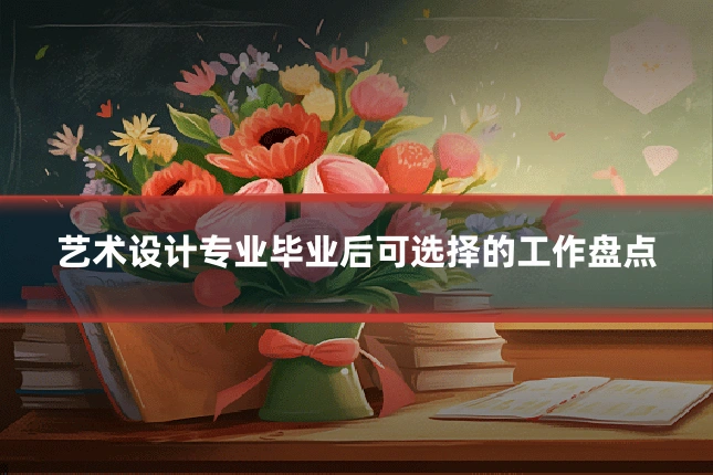 艺术设计专业毕业后可选择的工作盘点
