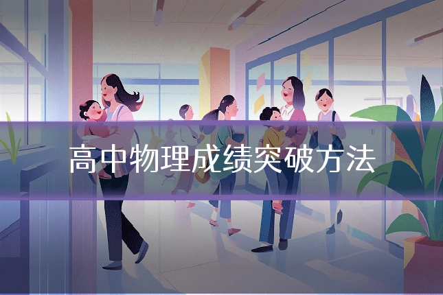高中物理成绩突破方法