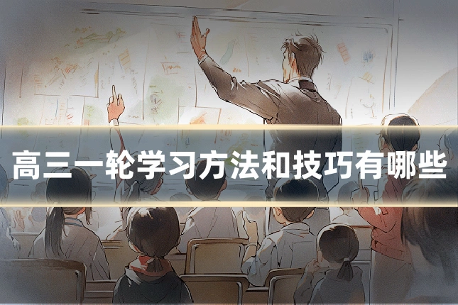 高三一轮学习方法和技巧有哪些