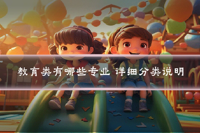 教育类有哪些专业 详细分类说明