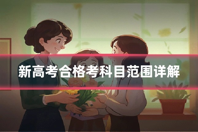 新高考合格考科目范围详解
