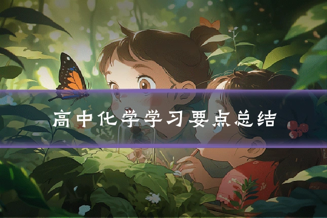 高中化学学习要点总结