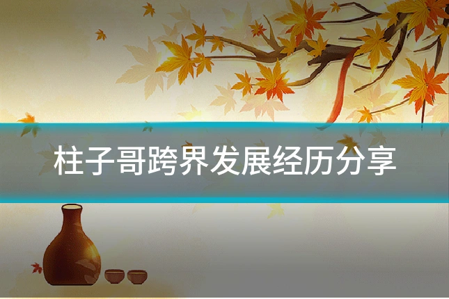 柱子哥跨界发展经历分享