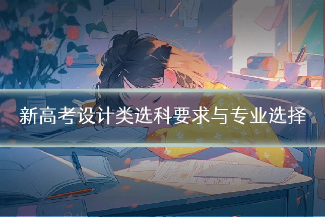 新高考设计类选科要求与专业选择
