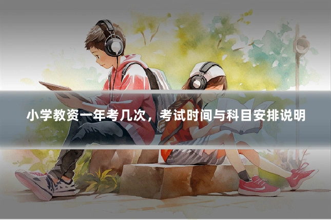 小学教资一年考几次，考试时间与科目安排说明