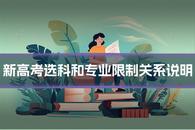 新高考选科和专业限制关系说明