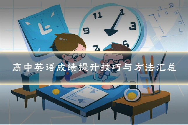 高中英语成绩提升技巧与方法汇总
