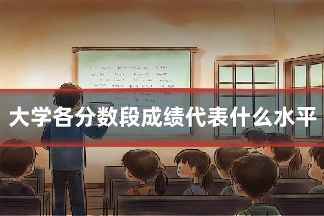 大学各分数段成绩代表什么水平