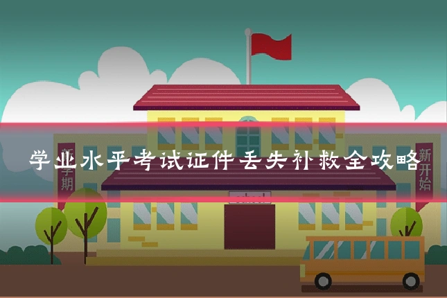 学业水平考试证件丢失补救全攻略