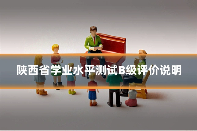 陕西省学业水平测试B级评价说明