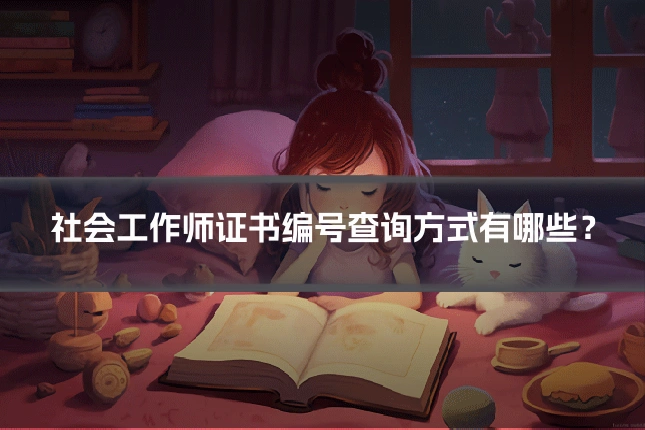 社会工作师证书编号查询方式有哪些？