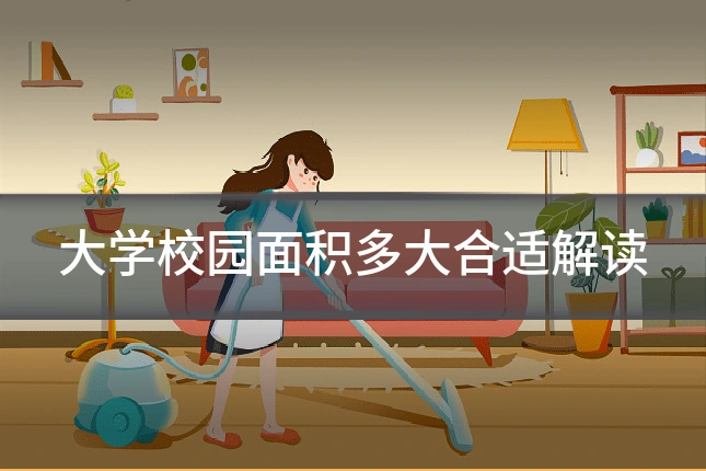 大学校园面积多大合适解读