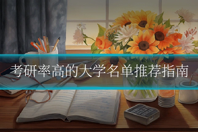 考研率高的大学名单推荐指南